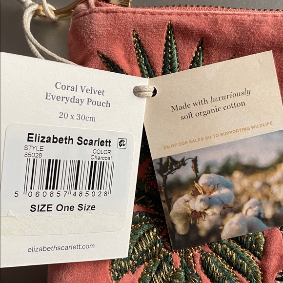Elizabeth Scarlett world wildlife embroidered pouch - Picture 4 of 5